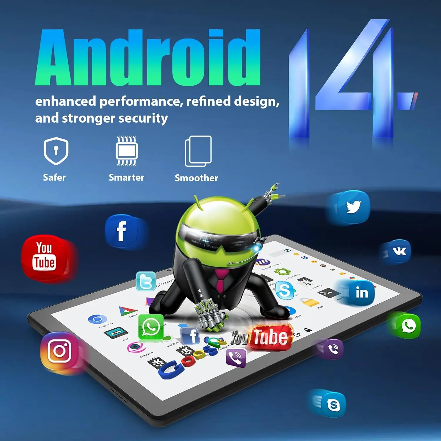 URAO 11 Inch Tablet Android 14 - огляд і ціна Khadas Vim4 8Gb