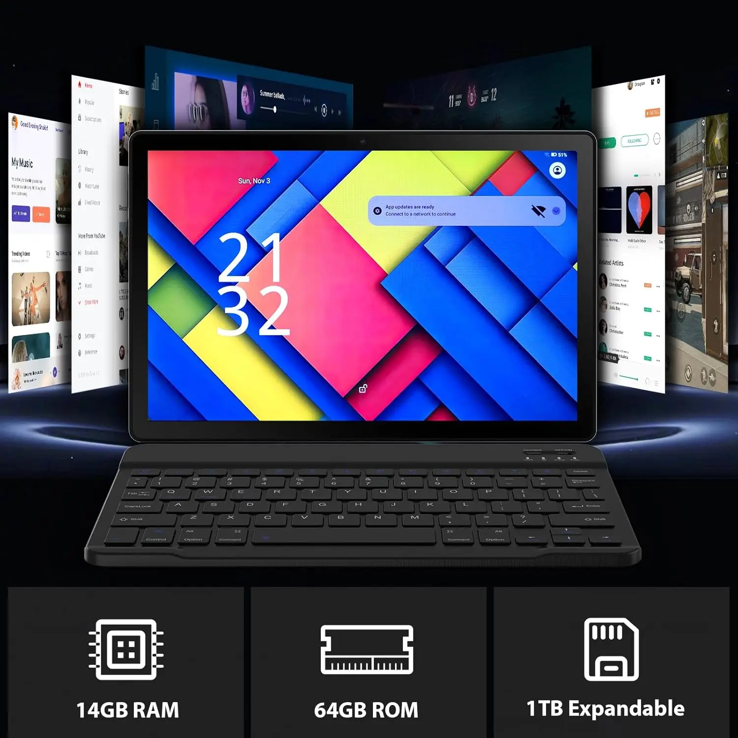 URAO 11 Inch Tablet Android 14 - огляд і ціна Khadas Vim4 8Gb